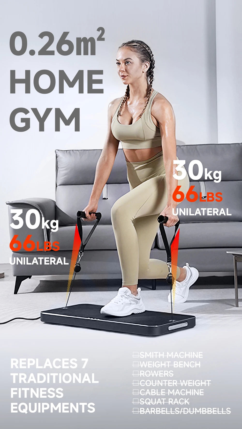 Smart All In One Home Fitness Exercise Training Gym