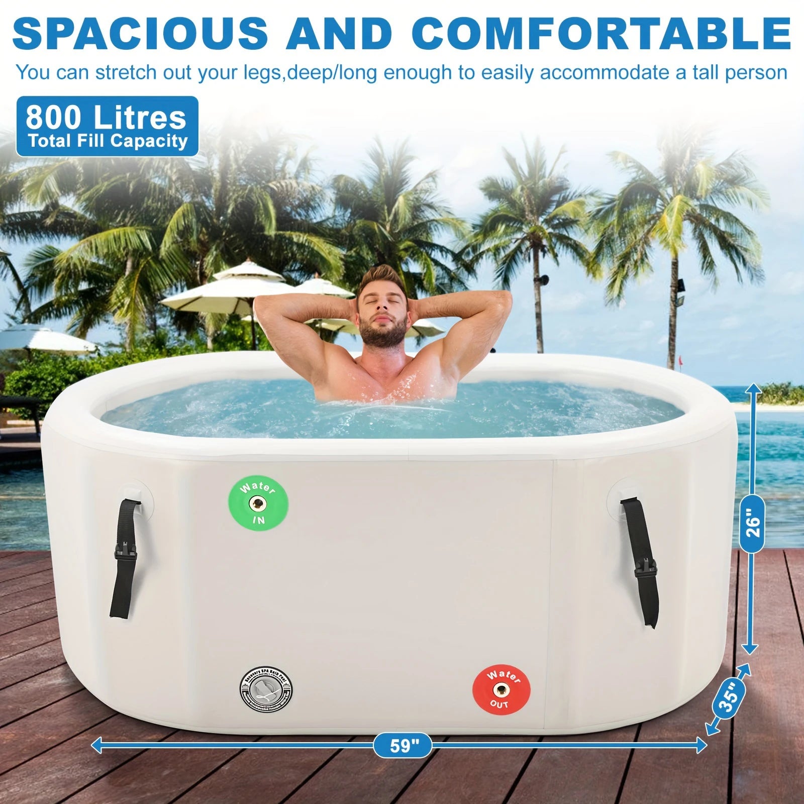 Ultimate Inflatable Cold Plunge Tub