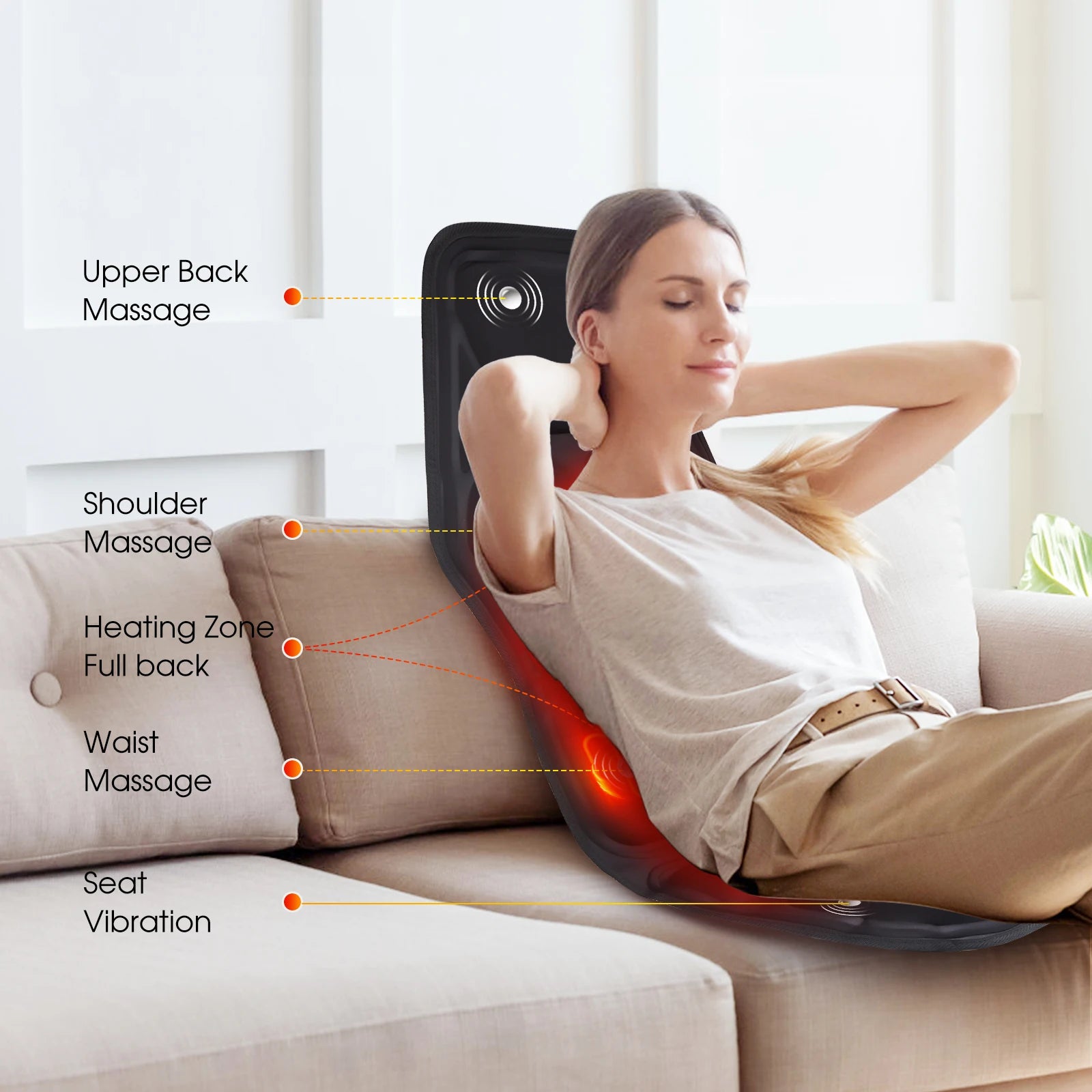 Full-Body Massage Chair Cushion