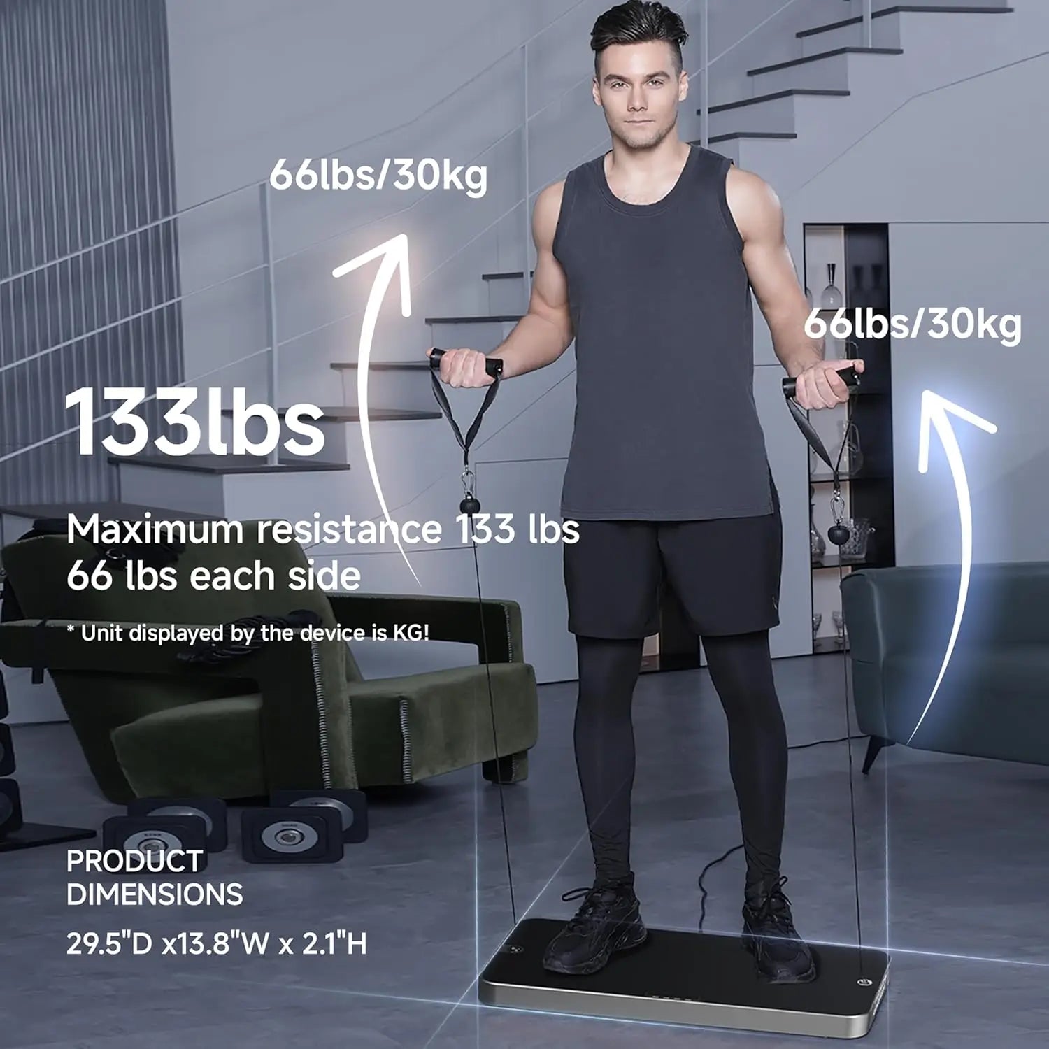 Ultra-Thin Smart Home Gym