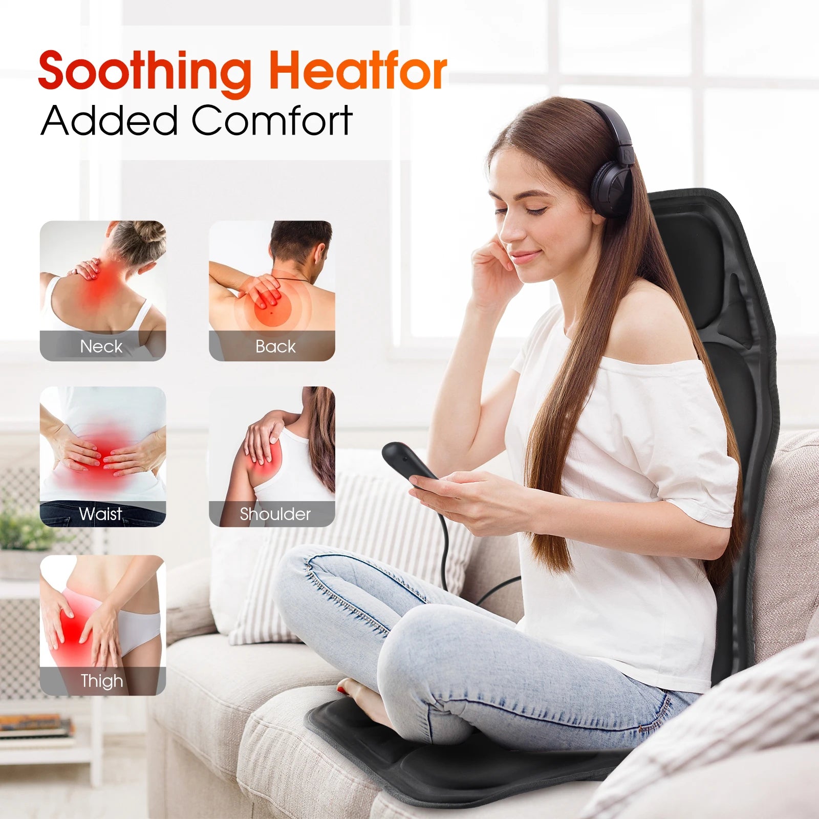 Full-Body Massage Chair Cushion