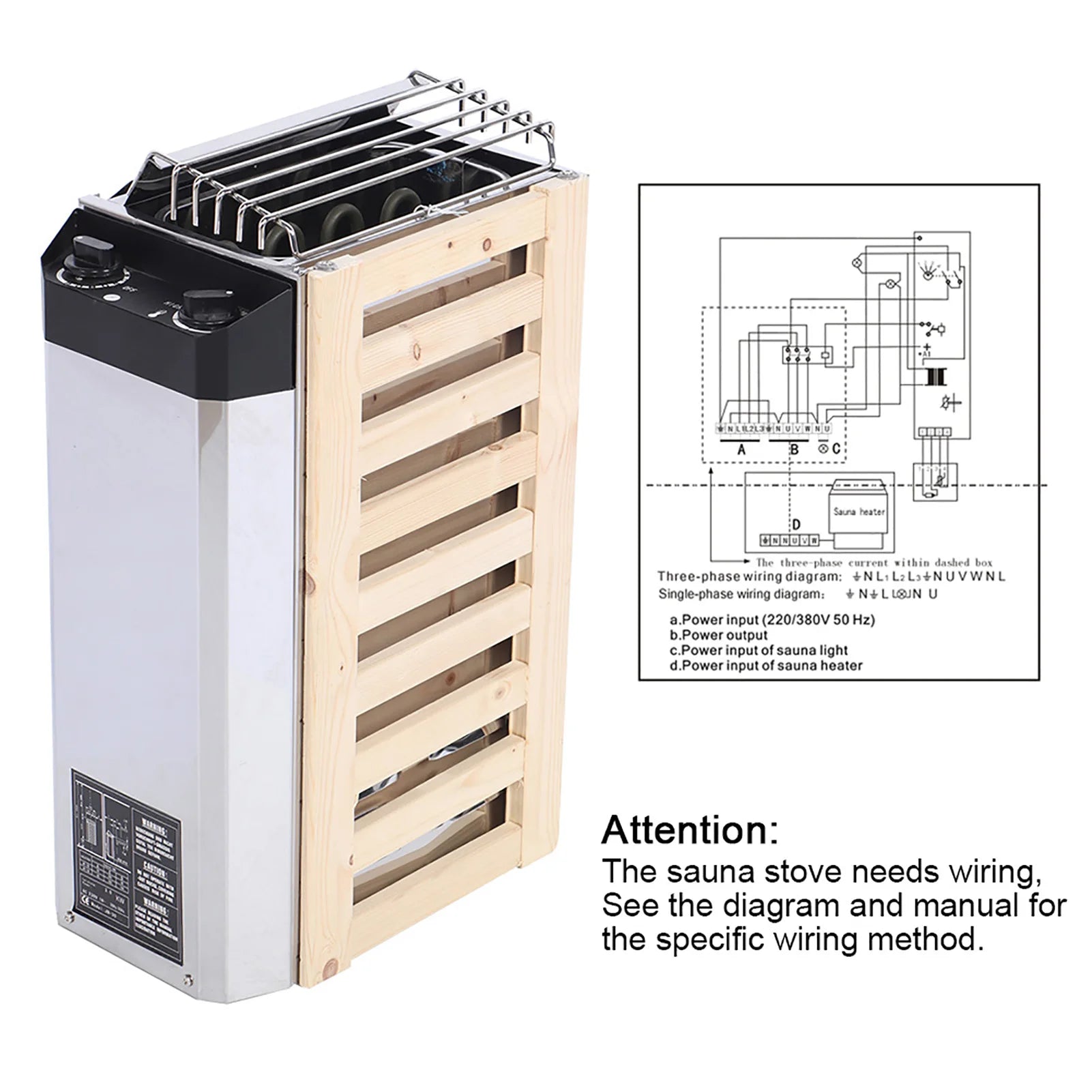 Internal Control Type Sauna Stove Heater