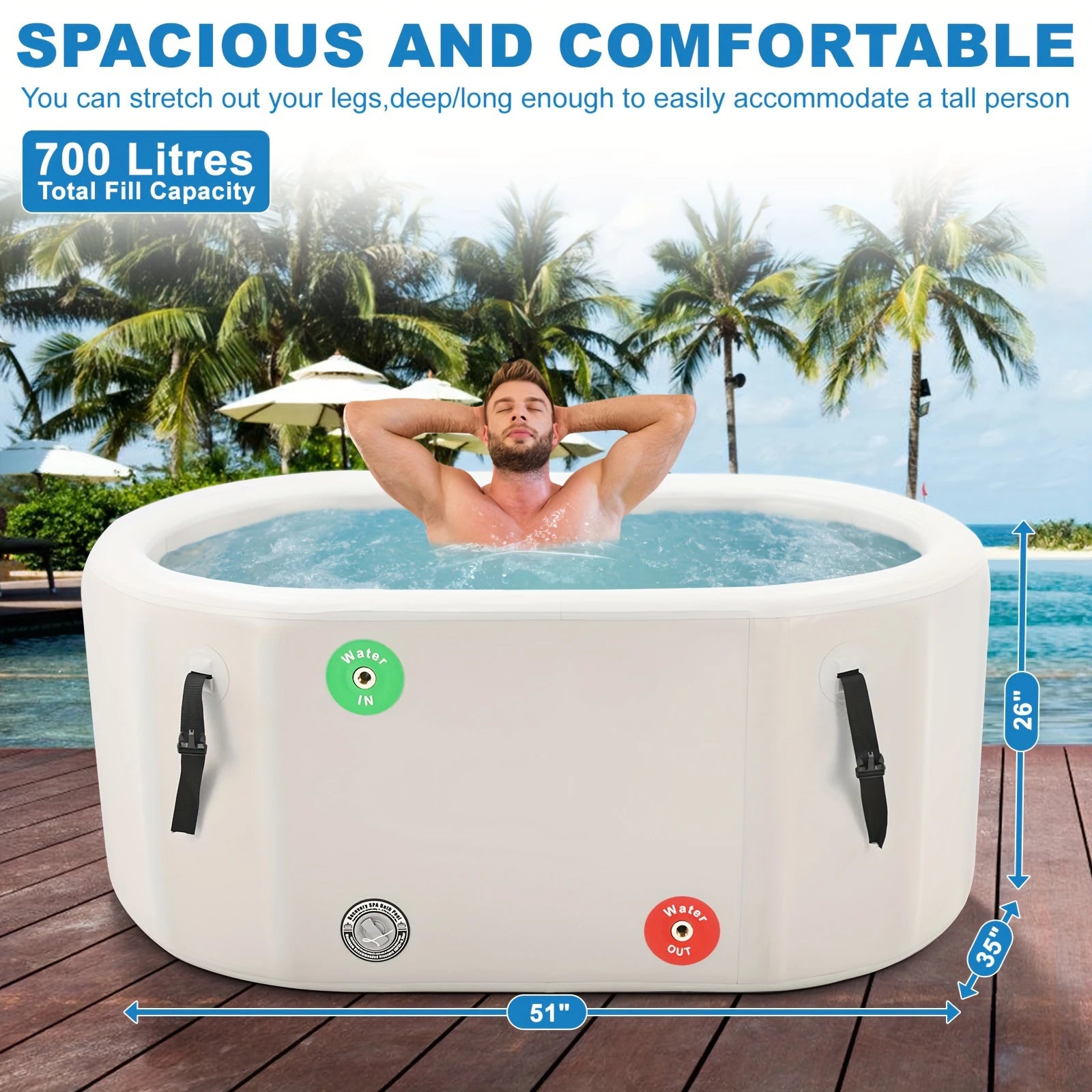 Ultimate Inflatable Cold Plunge Tub