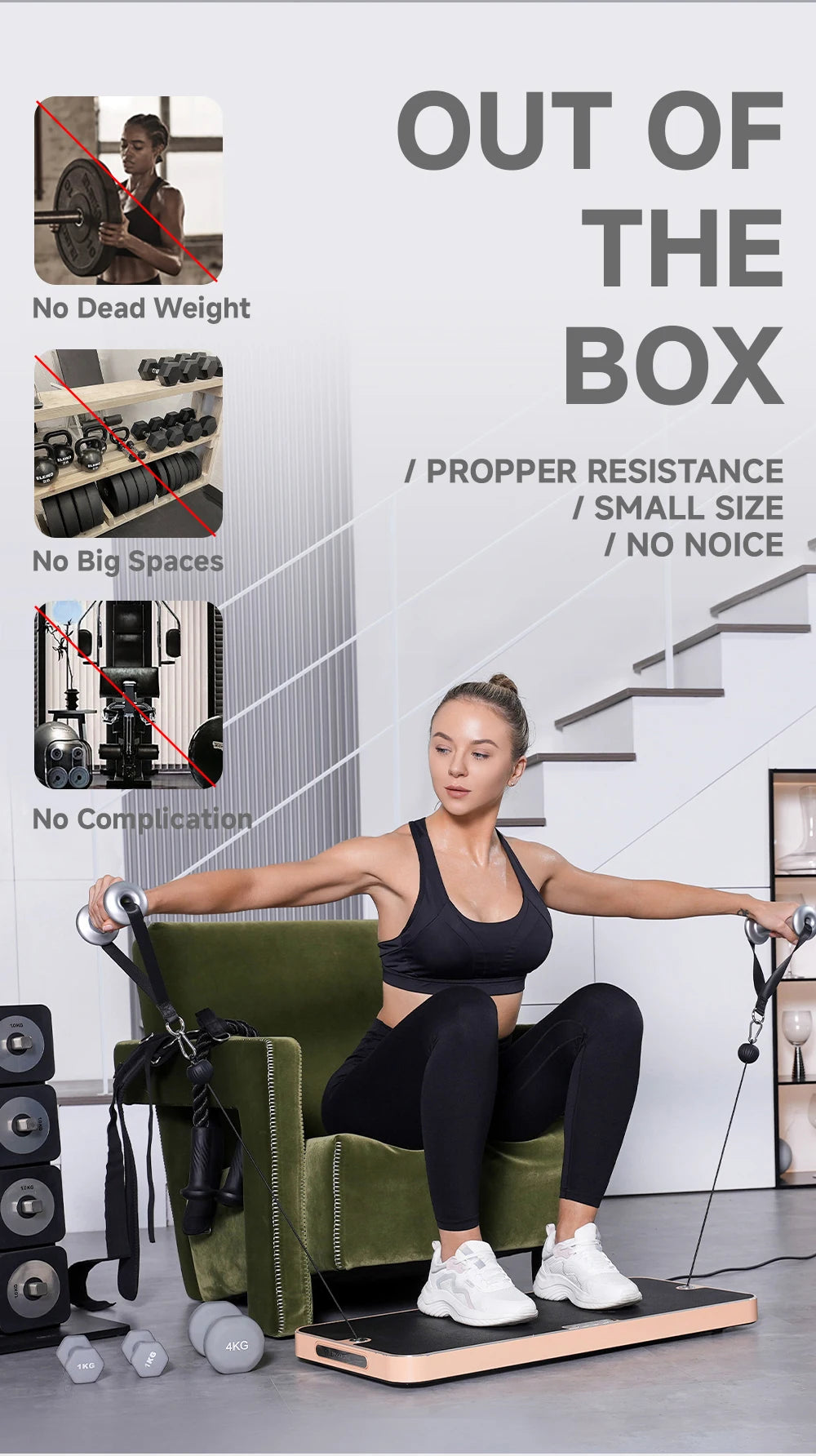 Smart All In One Home Fitness Exercise Training Gym